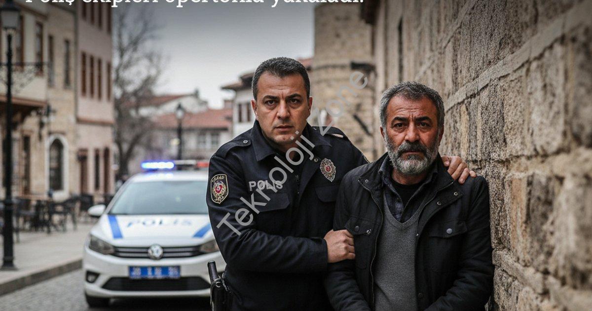 "Afyonkarahisar’da 11 yıl 2 ay cezalı firari yakalandı" başlıklı haber için fotorealistik, profesyon