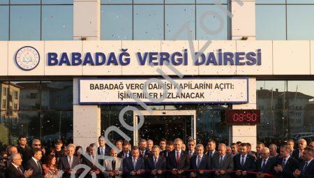 Babadağ Vergi Dairesi kapılarını açtı: İşlemler hızlanacak