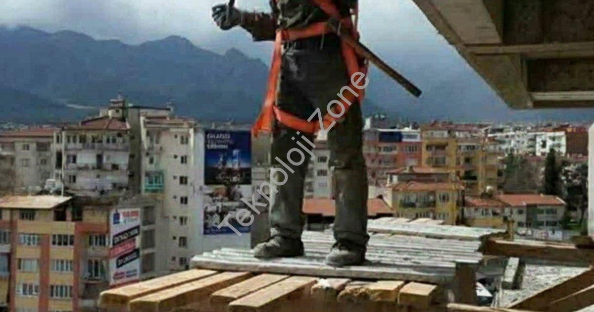 "Denizli’de 4. kattan düşen işçi hayatını kaybetti" başlıklı haber için fotorealistik, profesyonel b