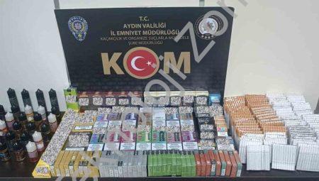 Aydın İncirliova’da Kaçakçılık Operasyonu: Çok Sayıda Elektronik Sigara Yakalandı