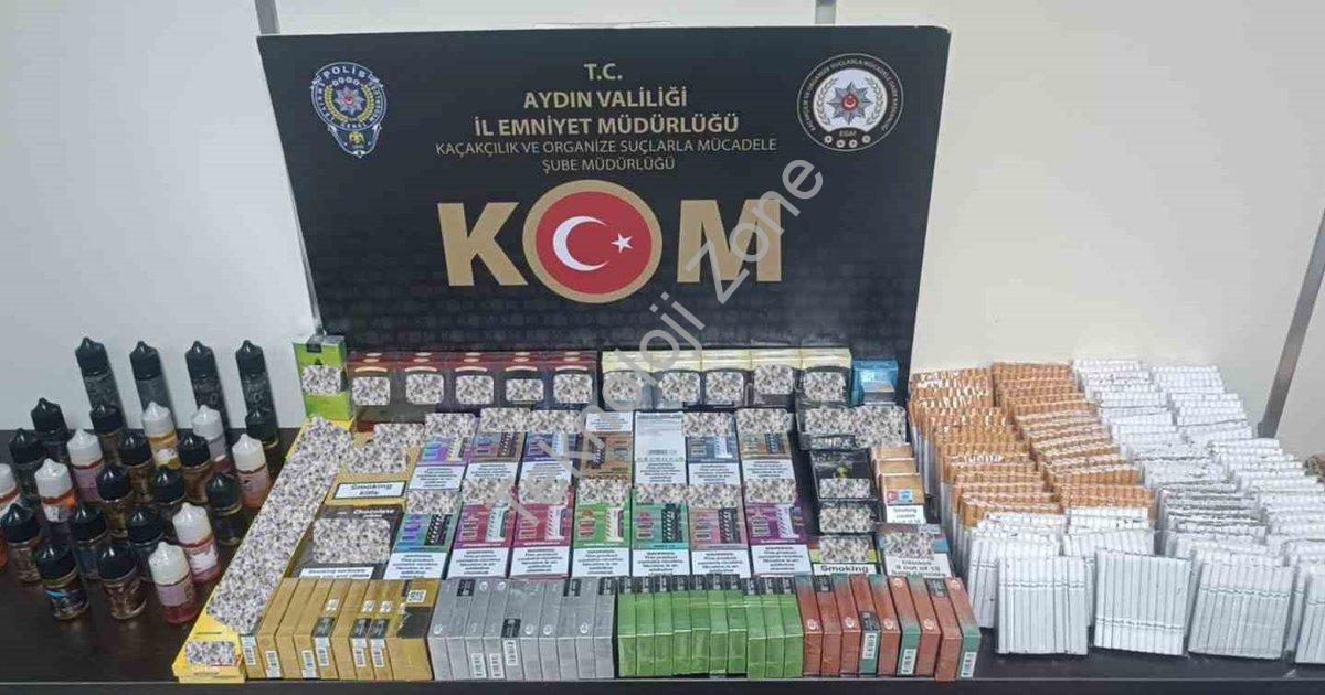 "Aydın İncirliova’da Kaçakçılık Operasyonu: Çok Sayıda Elektronik Sigara Yakalandı" başlıklı haber i