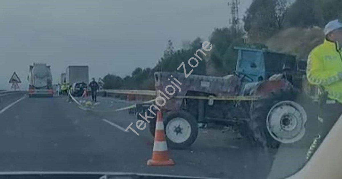 "Akhisar-Balıkesir Yolunda Can Pazarı: Zincirleme Kazada 1 Ölü, 8 Yaralı" başlıklı haber için fotore