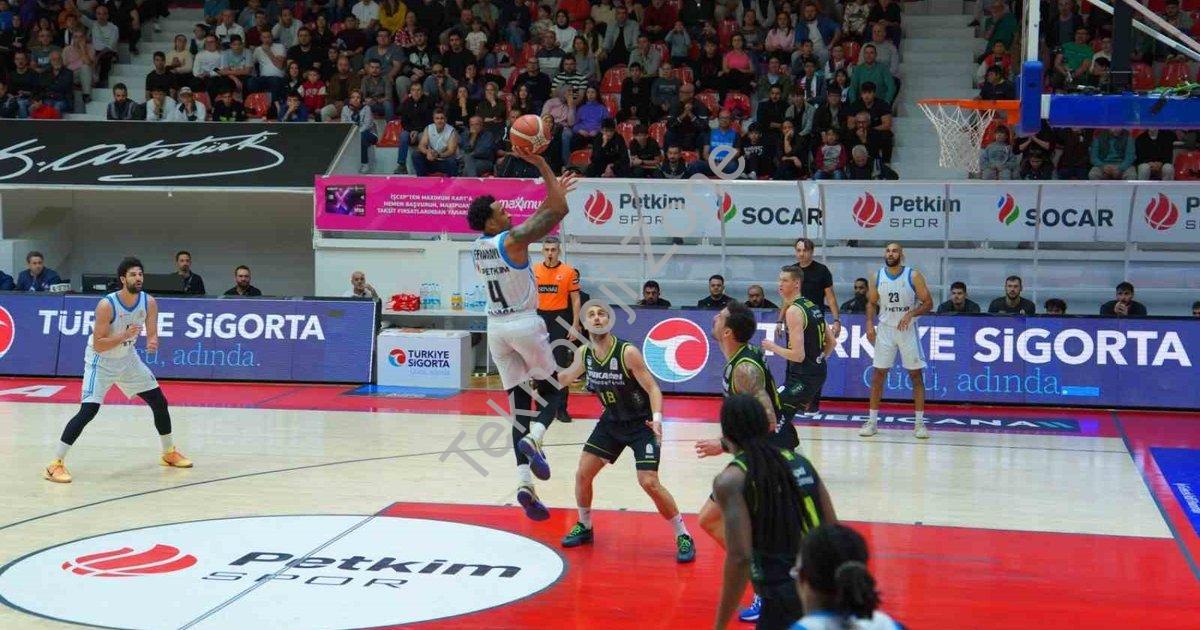 "Basketbol Süper Ligi'nde Nefes Kesen Maç: Petkimspor Evinde Yıkıldı" başlıklı haber için fotorealis
