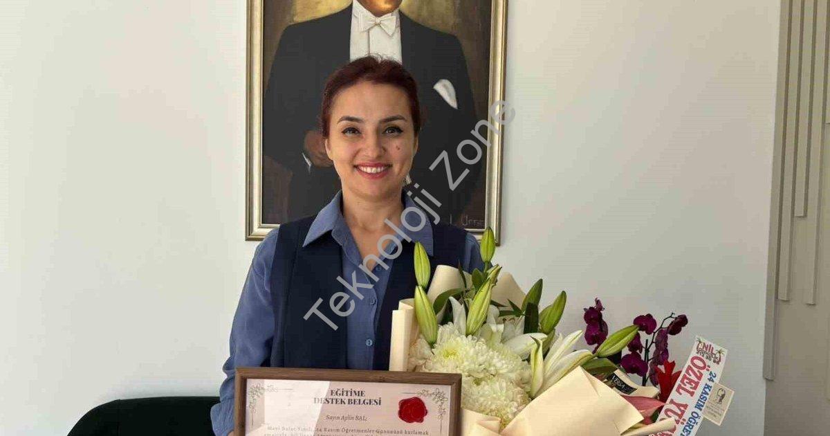 "MTK Koleji 3-C Sınıfı Velilerinden Anlamlı Bağış" başlıklı haber için fotorealistik, profesyonel bi