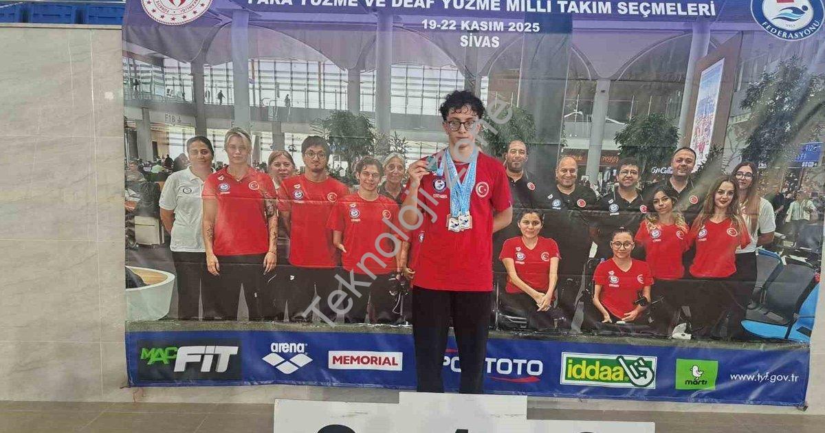 "Yaman Rüzgar Kızılet, Sivas'ta Aydın'a Beş Madalya Getirdi" başlıklı haber için fotorealistik, prof