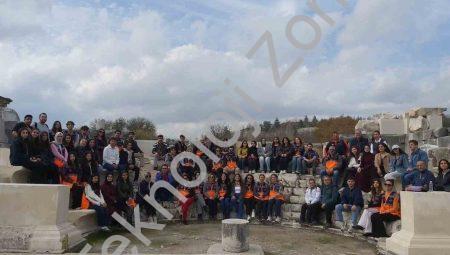 AFAD gönüllüleri Stratonikeia’da tarihle buluştu