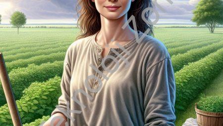 Genç kadın çiftçi toprağa dönerek hayatını değiştirdi