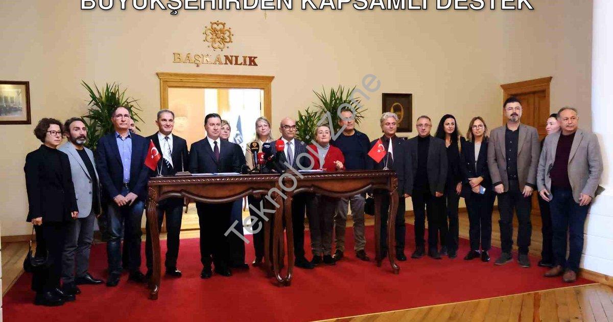 "Muğla’daki 17 antik kent kazısına büyükşehirden kapsamlı destek" başlıklı haber için fotorealistik,