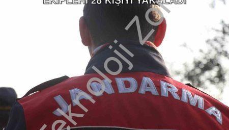 Aydın’da Suçlulara Darbe: Jandarma Ekipleri 28 Kişiyi Yakaladı