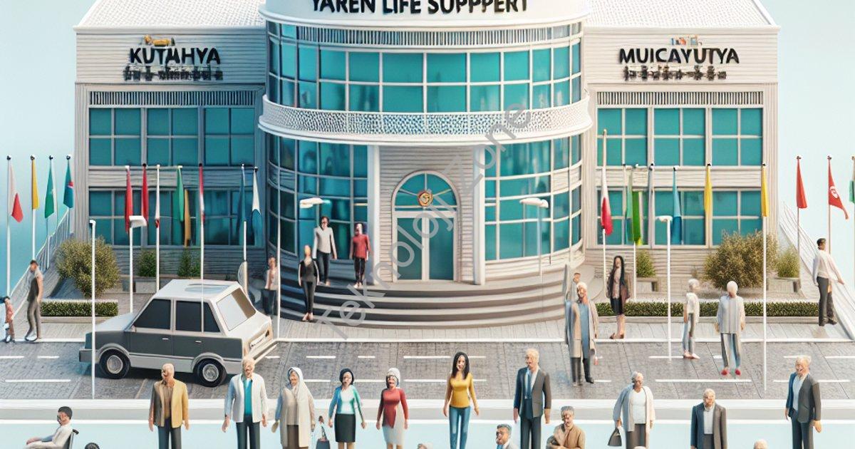 "Kütahya Belediyesi'nden Örnek Sosyal Proje: Yaren Yaşam Destek" başlıklı haber için fotorealistik,