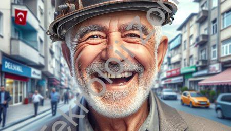 Denizli’de Kask Yerine Miğfer Takan Hasan Dede Sosyal Medyayı Salladı