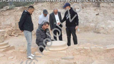 Nysa Antik Kenti’nde Tarih Uyanıyor: Başkan Yıldırımkaya’dan Önemli İnceleme