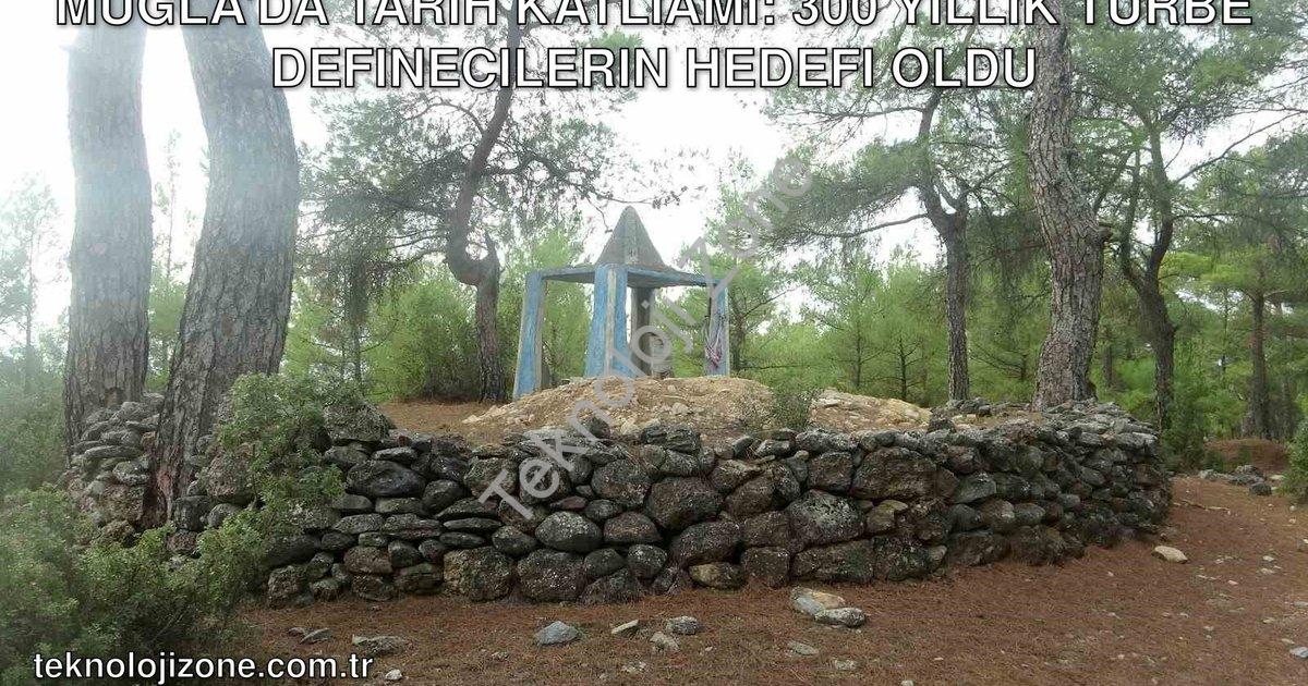 "Muğla'da Tarih Katliamı: 300 Yıllık Türbe Definecilerin Hedefi Oldu" başlıklı haber için fotorealis