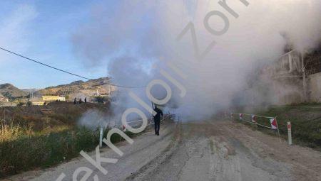 Aydın’da Jeotermal Hattında Korkutan Patlama: Karayolu Ulaşıma Kapandı