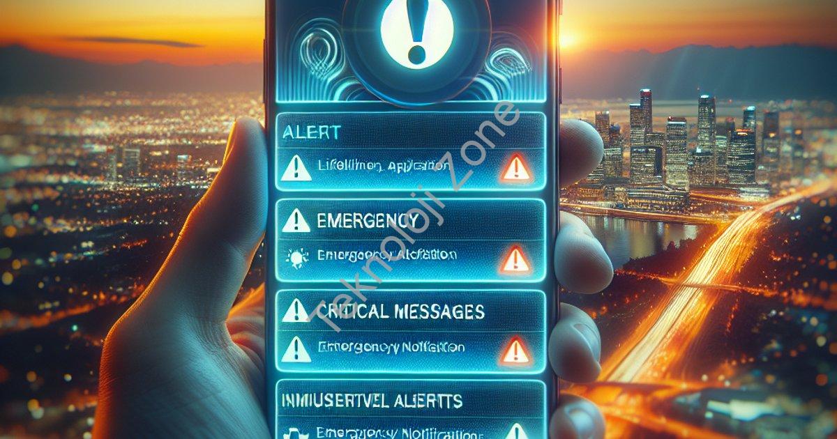 "KADES Uygulaması Hayat Kurtarıyor: Emniyetten Kritik Uyarılar" başlıklı haber için fotorealistik, p