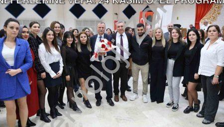 Yunusemre Belediyesi’nden Eğitim Neferlerine Vefa: 24 Kasım Özel Programı