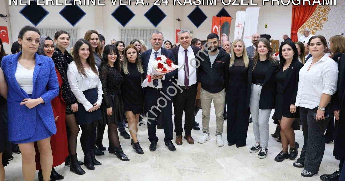 "Yunusemre Belediyesi'nden Eğitim Neferlerine Vefa: 24 Kasım Özel Programı" başlıklı haber için foto