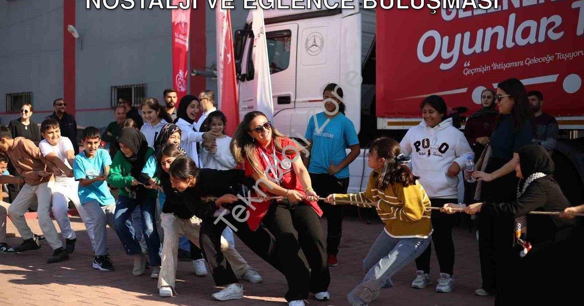 "Geleneksel Oyunlar Tırı Manisa’da: Nostalji ve Eğlence Buluşması" başlıklı haber için fotorealistik