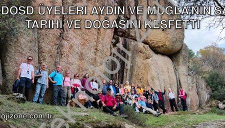 EKODOSD Üyeleri Aydın ve Muğla’nın Saklı Tarihi ve Doğasını Keşfetti