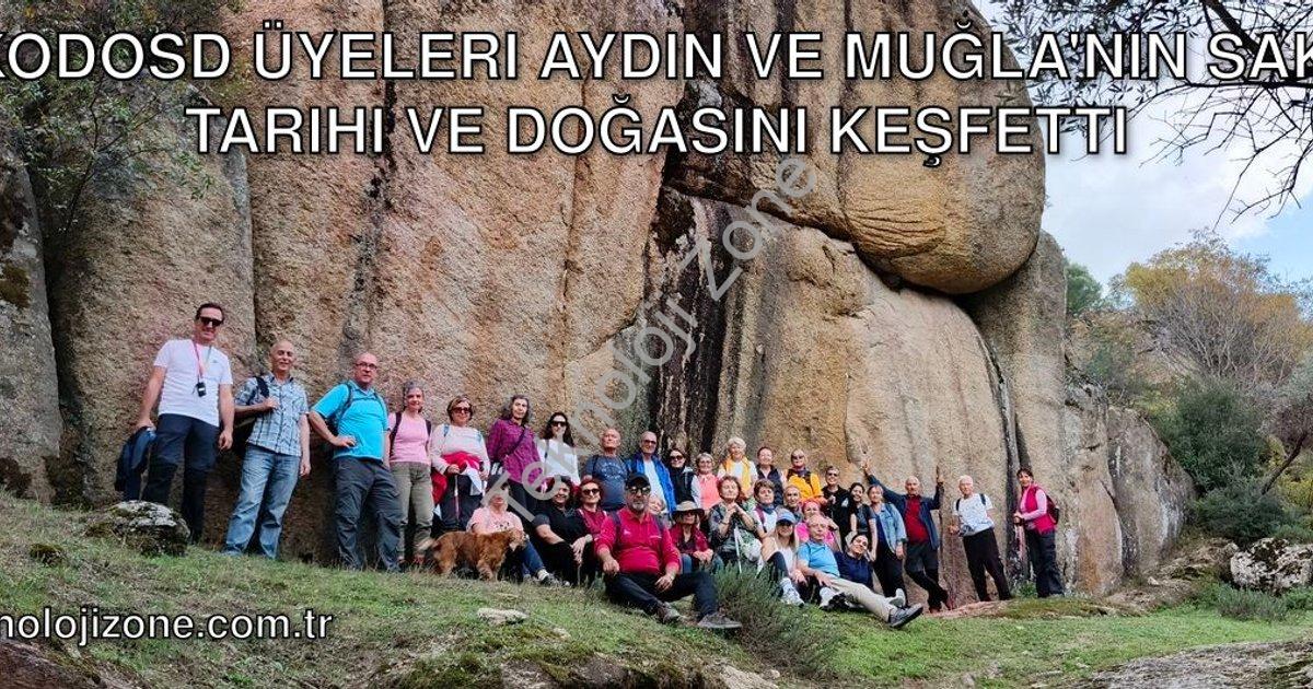 "EKODOSD Üyeleri Aydın ve Muğla'nın Saklı Tarihi ve Doğasını Keşfetti" başlıklı haber için fotoreali
