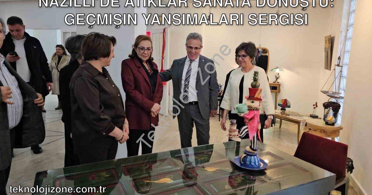 "Nazilli’de Atıklar Sanata Dönüştü: Geçmişin Yansımaları Sergisi" başlıklı haber için fotorealistik,