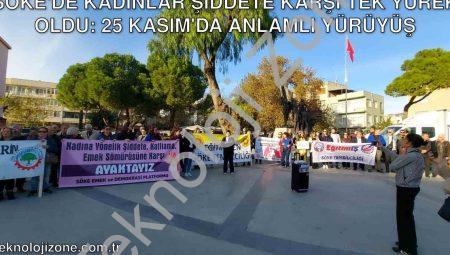 Söke’de Kadınlar Şiddete Karşı Tek Yürek Oldu: 25 Kasım’da Anlamlı Yürüyüş