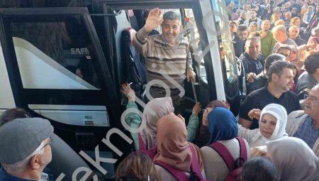 Çine’den Kutsal Topraklara Duygu Dolu Veda: 90 Umreci Dualarla Uğurlandı