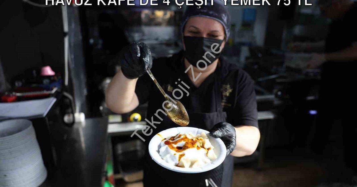 "Aydın'da Sosyal Belediyecilik Örneği: Havuz Kafe'de 4 Çeşit Yemek 75 TL" başlıklı haber için fotore