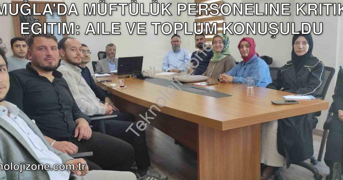 "Muğla'da Müftülük Personeline Kritik Eğitim: Aile ve Toplum Konuşuldu" başlıklı haber için fotoreal