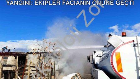 Kütahya Seyitömer’de Korkutan Ahır Yangını: Ekipler Facianın Önüne Geçti