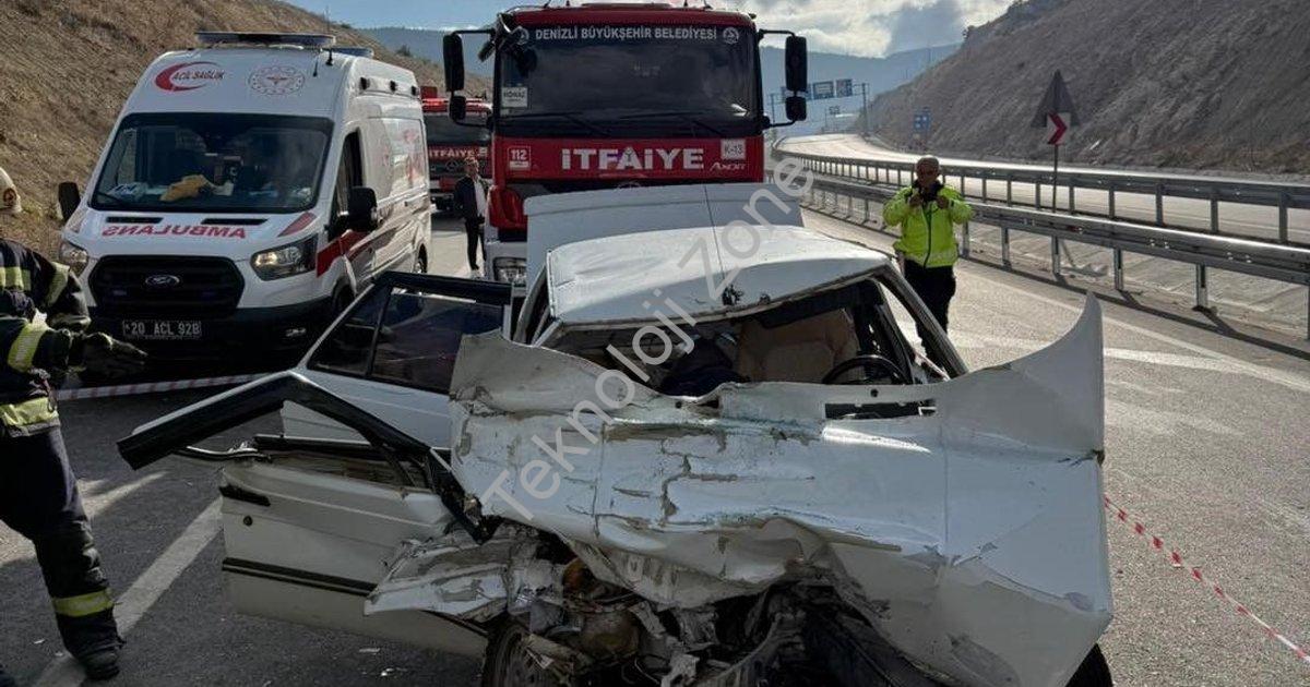 "Denizli Honaz Tüneli Çıkışında Feci Kaza: 1 Kişi Hayatını Kaybetti" başlıklı haber için fotorealist