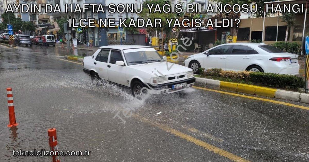 "Aydın'da Hafta Sonu Yağış Bilançosu: Hangi İlçe Ne Kadar Yağış Aldı?" başlıklı haber için fotoreali