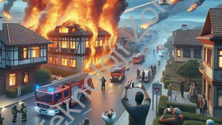 Aydın Efeler’de Korkutan Yangın: Komşuların Dikkati Facianı Önledi