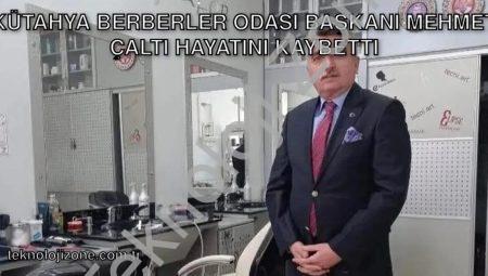Kütahya Berberler Odası Başkanı Mehmet Çaltı Hayatını Kaybetti