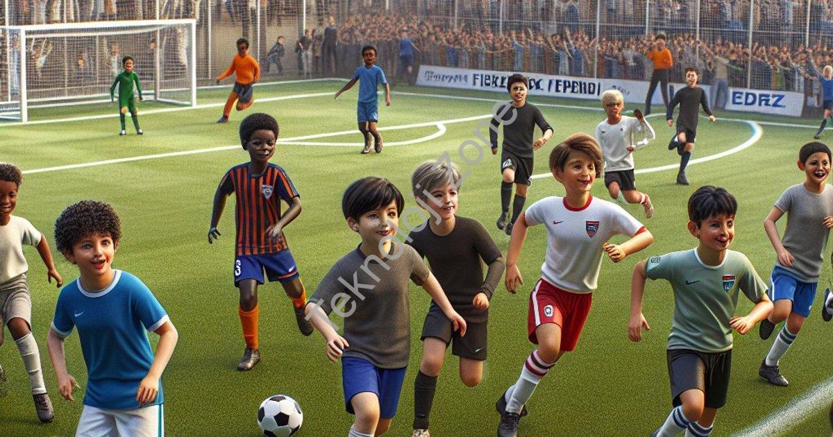 "Merkezefendi'de Geleceğin Yıldızları Sahada: Erol Cantürk U-9 Ligi Başladı" başlıklı haber için fot