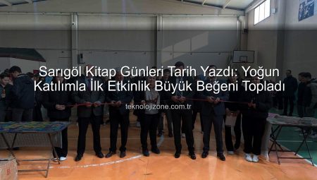 Sarıgöl Kitap Günleri Tarih Yazdı: Yoğun Katılımla İlk Etkinlik Büyük Beğeni Topladı