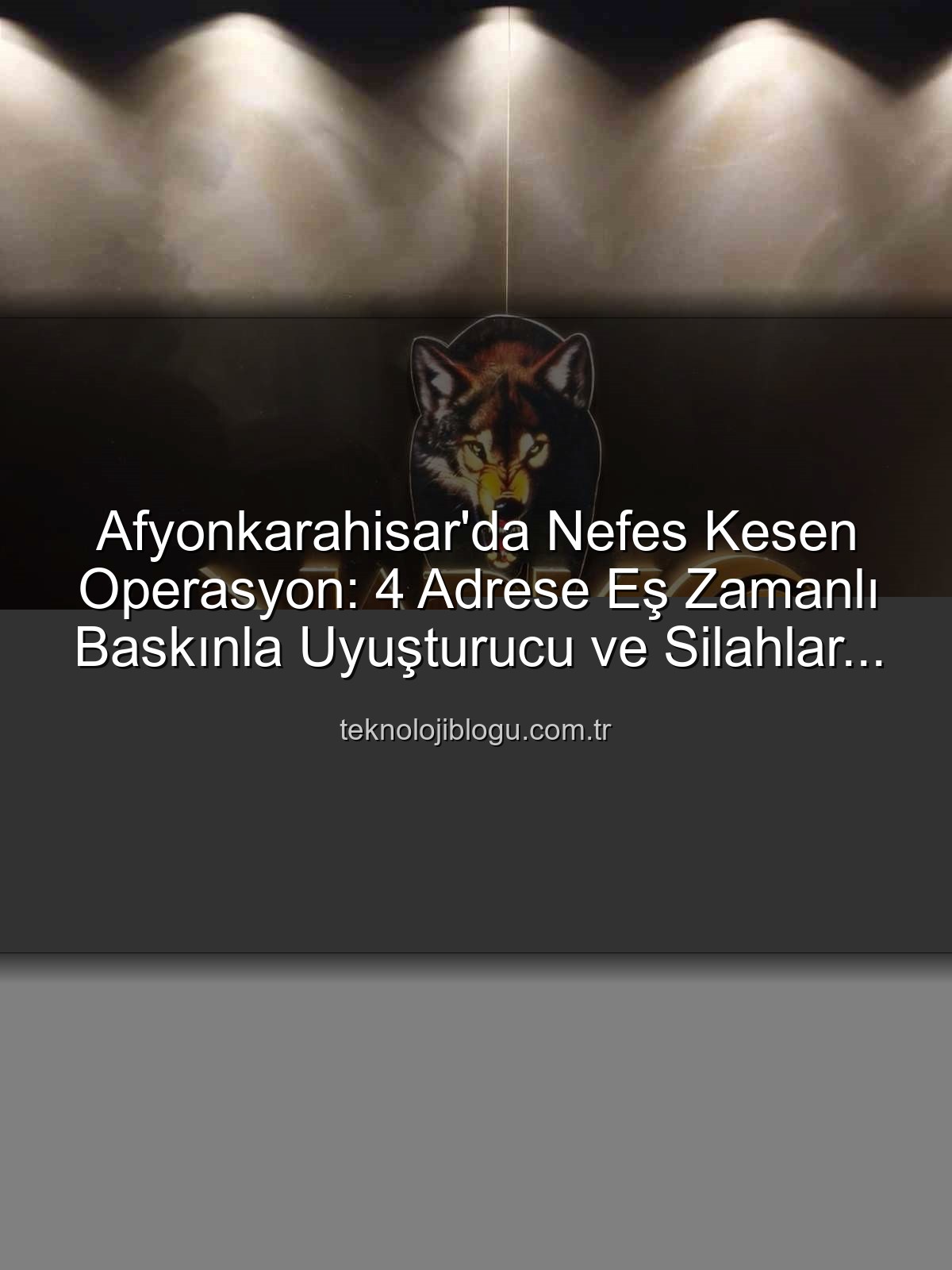 Afyonkarahisar uyuşturucu operasyonu - Afyonkarahisar'da Nefes Kesen Operasyon: 4 Adrese Uyuşturucu ve Silah Baskını!