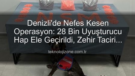 Denizli’de Nefes Kesen Operasyon: 28 Bin Uyuşturucu Hap Ele Geçirildi, Zehir Taciri Tutuklandı