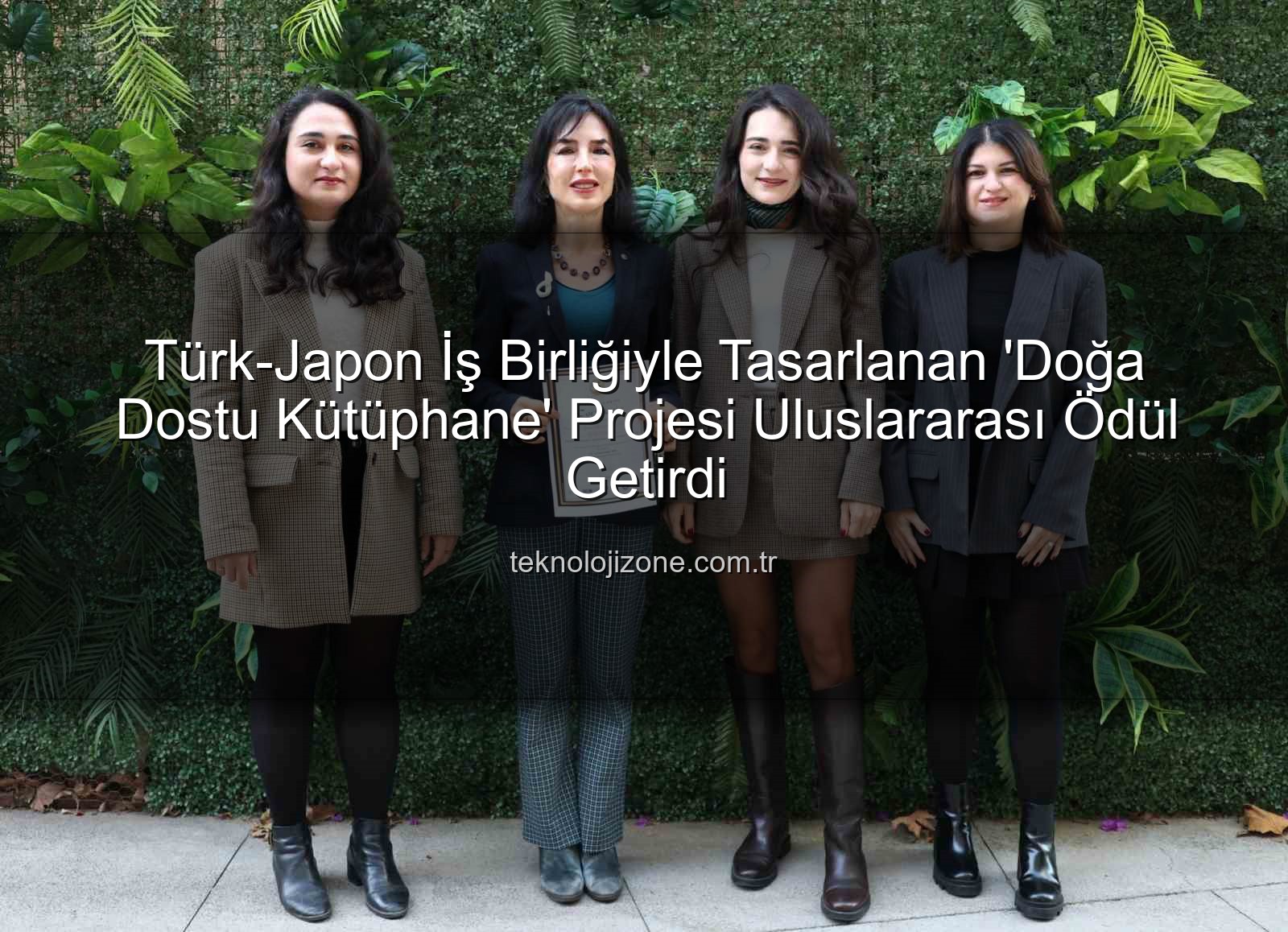 doğa dostu tasarım - Türk-Japon İş Birliğiyle Tasarlanan 'Doğa Dostu Kütüphane' Projesi Uluslararası Ödül Getirdi