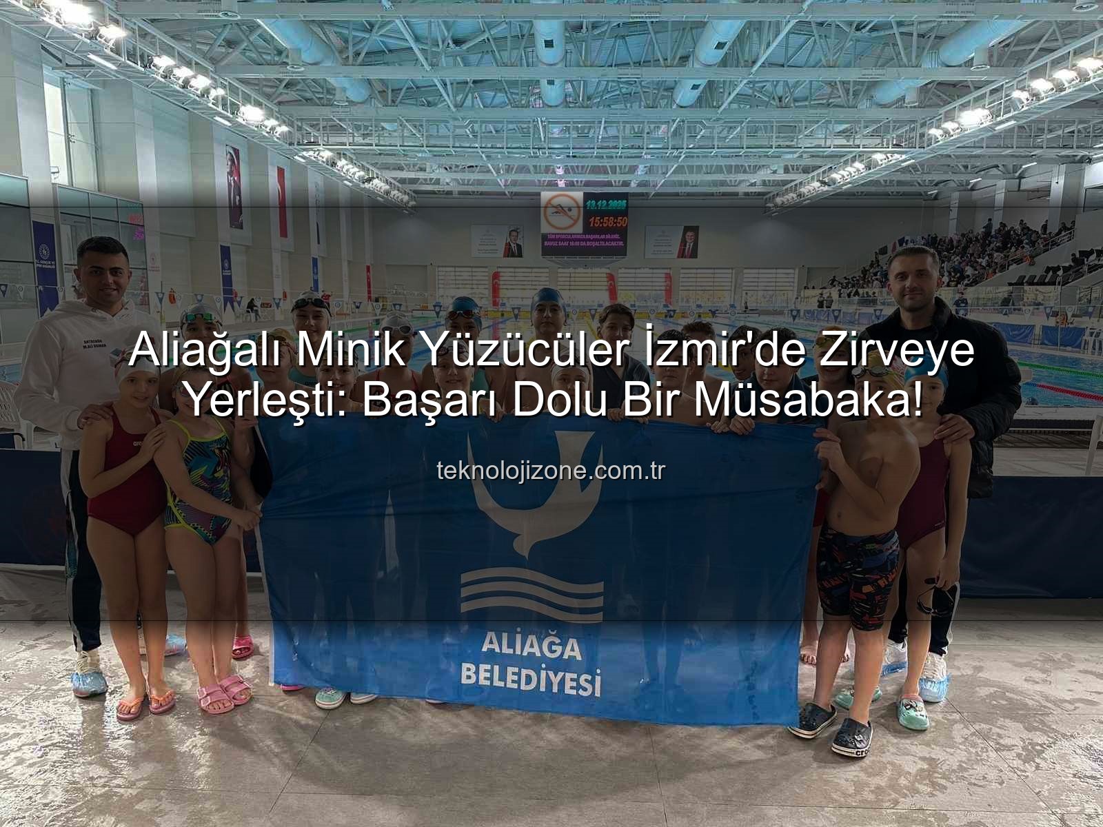 Aliağa yüzücüler - Aliağalı Minik Yüzücüler İzmir'de Zirveye Yerleşti: Başarı Dolu Bir Müsabaka!
