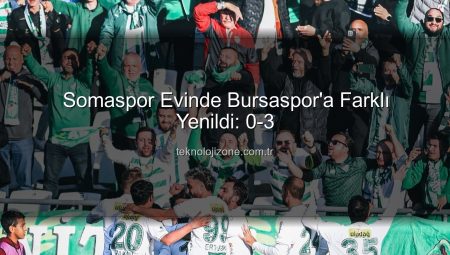 Somaspor Evinde Bursaspor’a Farklı Yenildi: 0-3