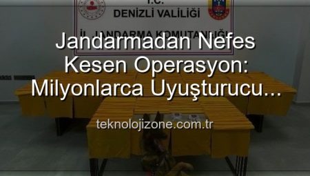 Jandarmadan Nefes Kesen Operasyon: Milyonlarca Uyuşturucu Dozunu Piyasaya Sürülmeden İmha Etti!