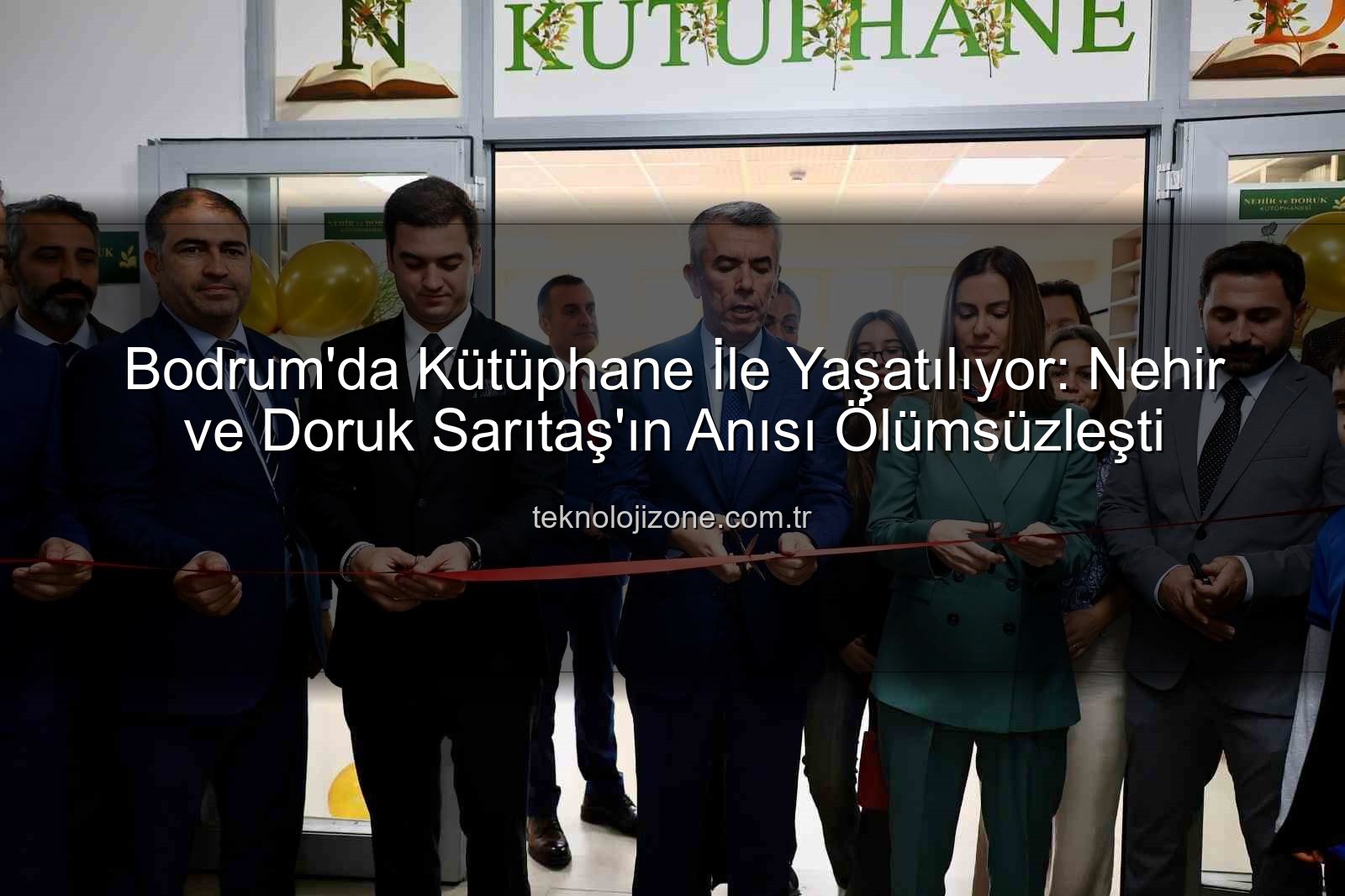 Nehir ve Doruk Sarıtaş Kütüphanesi - Bodrum'da Kütüphane İle Yaşatılıyor: Nehir ve Doruk Sarıtaş'ın Anısı Ölümsüzleşti