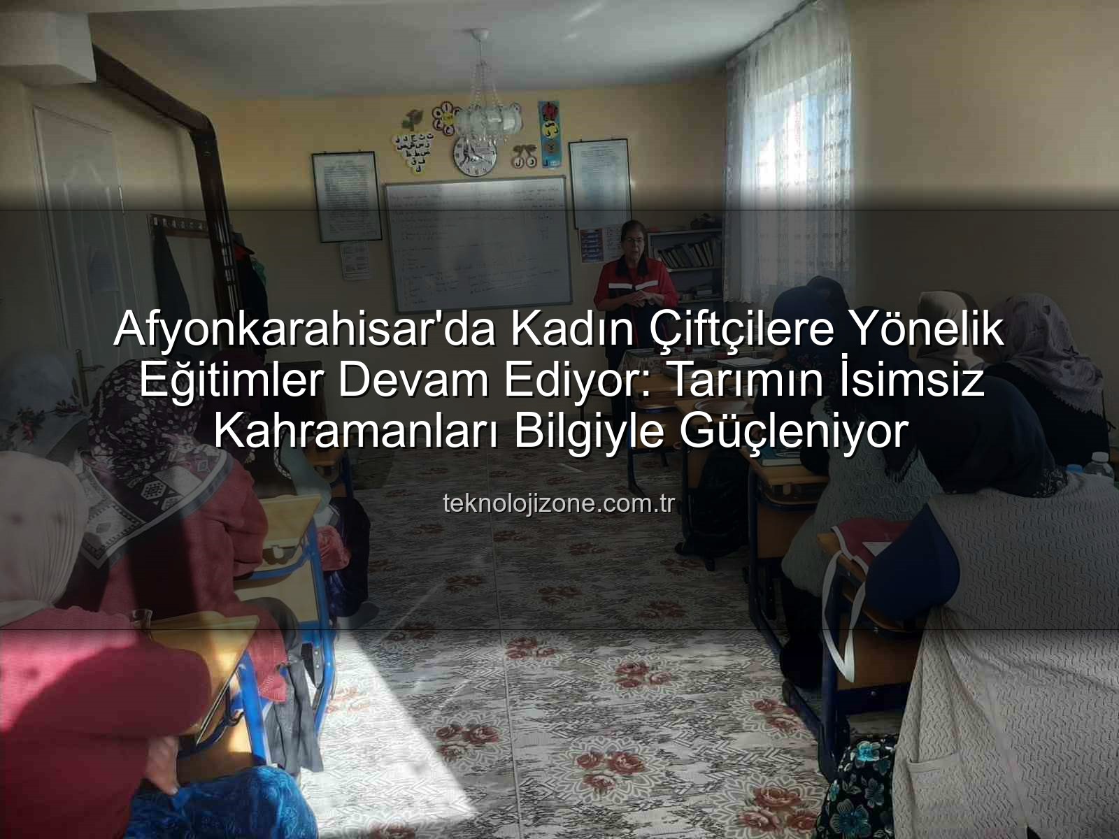 kadın çiftçi eğitimleri - Afyonkarahisar'da Kadın Çiftçilere Yönelik Eğitimler Devam Ediyor: Tarımın İsimsiz Kahramanları Bilgiyle Güçleniyor