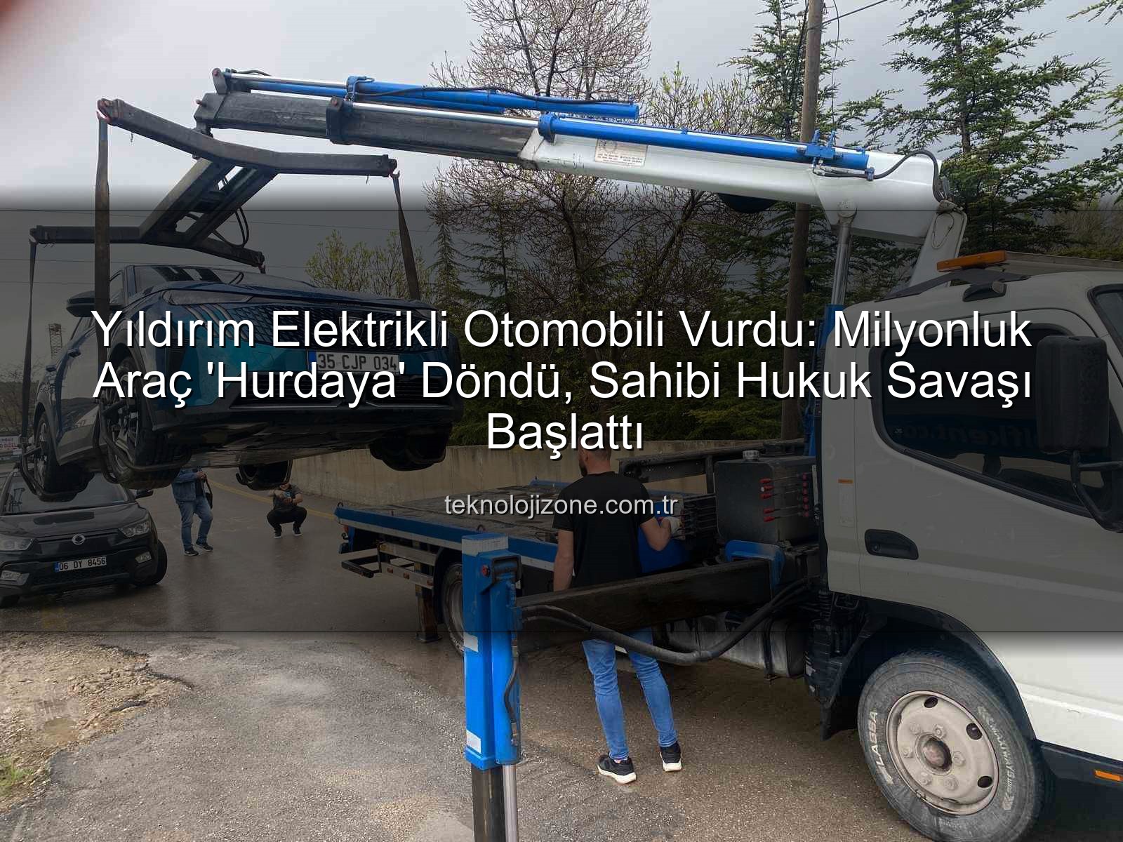 elektrikli otomobil - Yıldırım Elektrikli Otomobili Vurdu: Milyonluk Araç 'Hurdaya' Döndü, Sahibi Hukuk Savaşı Başlattı