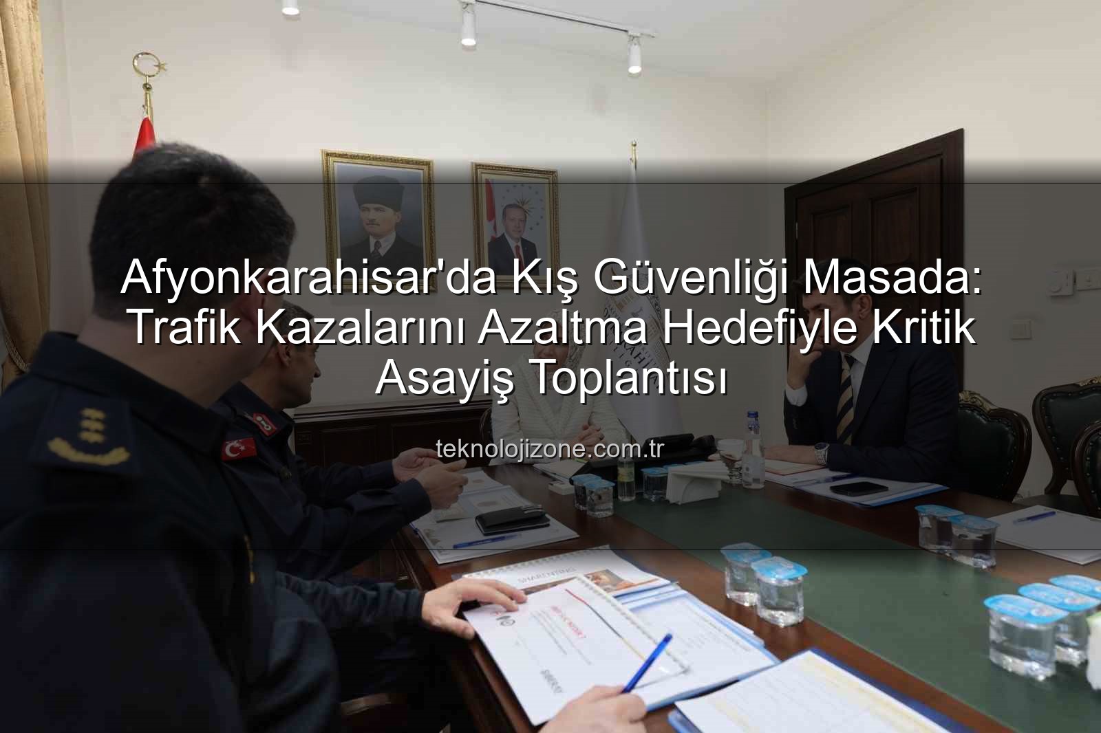 Afyonkarahisar asayiş toplantısı - Afyonkarahisar'da Kış Güvenliği Masada: Trafik Kazalarını Azaltma Hedefiyle Kritik Asayiş Toplantısı