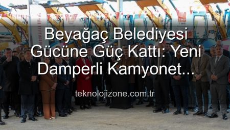 Beyağaç Belediyesi Gücüne Güç Kattı: Yeni Damperli Kamyonet Hizmete Girdi!