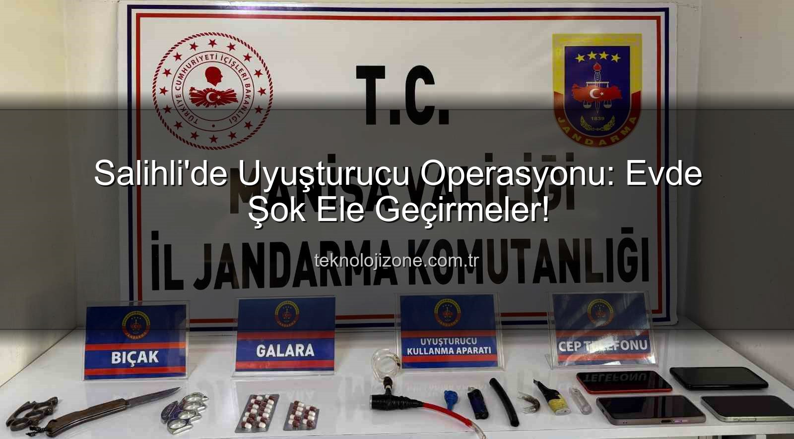 Salihli uyuşturucu operasyonu - Salihli'de Uyuşturucu Operasyonu: Evde Şok Ele Geçirmeler!
