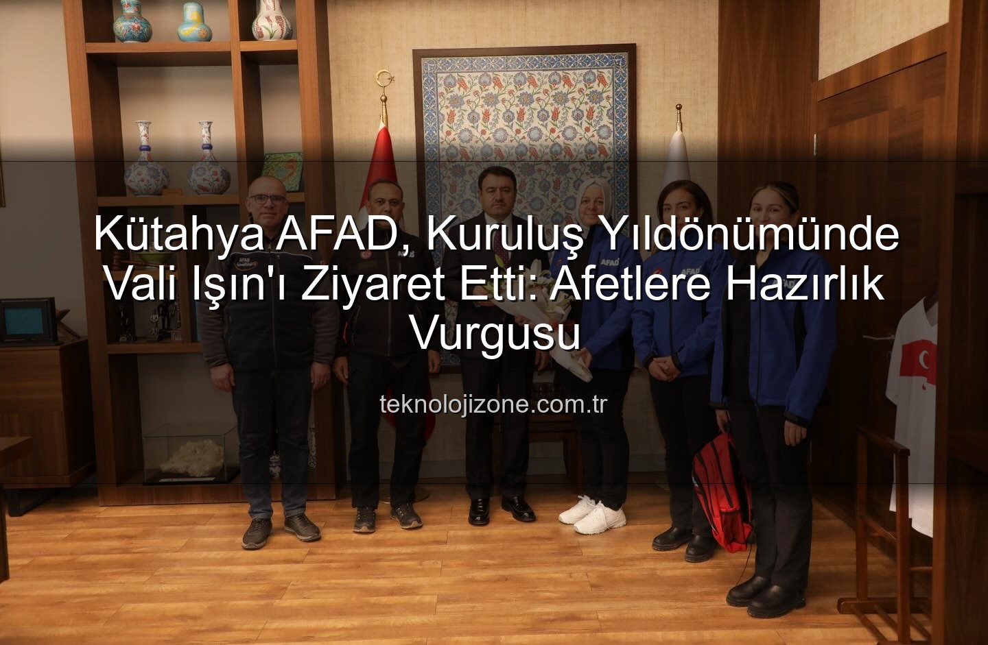 Kütahya AFAD - Kütahya AFAD, Kuruluş Yıldönümünde Vali Işın'ı Ziyaret Etti: Afetlere Hazırlık Vurgusu