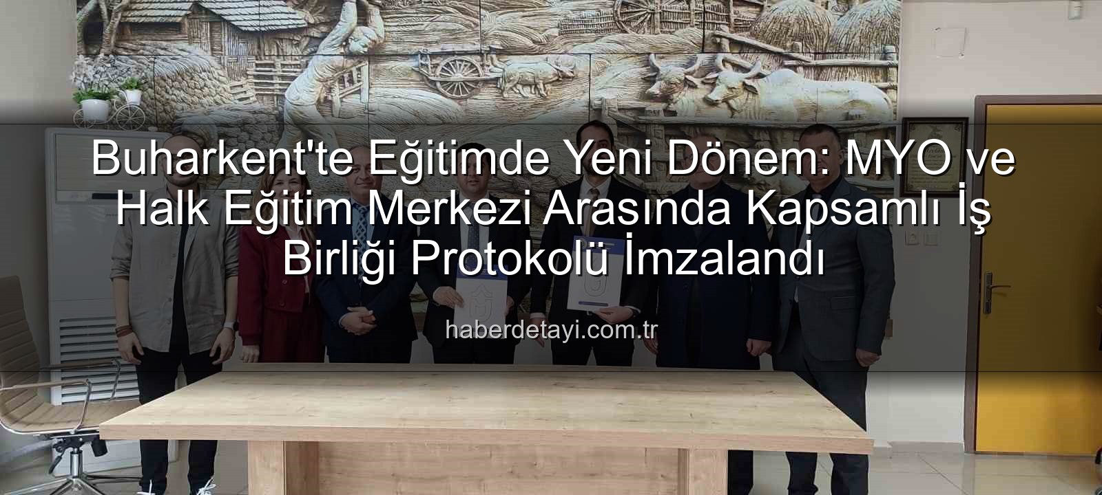 Buharkent eğitim iş birliği - Buharkent'te Eğitimde Yeni Dönem: MYO ve Halk Eğitim Merkezi Güçlerini Birleştirdi